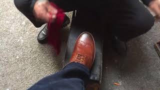 Best Shoe Shine in China ASMR [upl. by Lanam]