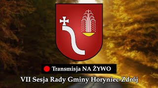 VII Sesja Rady Gminy HoryniecZdrój [upl. by Delia]