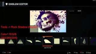 Skull Design  Black Ops 3 Emblem Tutorial [upl. by Gerdeen785]