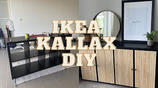 IKEA KALLAX DIY  Sideboard IKEA Hack [upl. by Eniamreg]