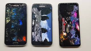 Samsung Galaxy S9 vs S7 vs S5 benchmark test [upl. by Amliw384]