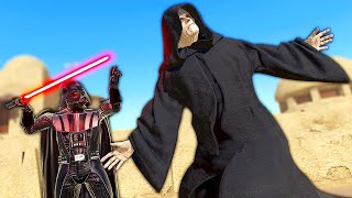 Darth Vader FIGHTS Palpatine  Blade and Sorcery VR Mods [upl. by Huxley185]