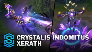 Crystalis Indomitus Xerath Skin Spotlight  PreRelease  PBE Preview  League of Legends [upl. by Guntar]