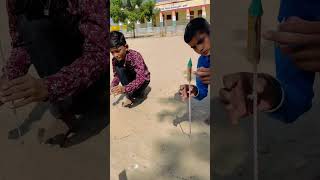 Diwali Rocket Challenge  crackers diwali viralvideo ytshorts shorts [upl. by Llereg]