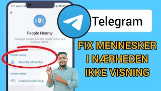 Sådan rettes telegrampersoner i nærheden der ikke vises  Telegram personer i nærheden Option vises [upl. by Bassett]