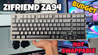 Budget Mechanical Keyboard  Zifriend ZA94 Mechanical Keyboard [upl. by Attelrahc244]