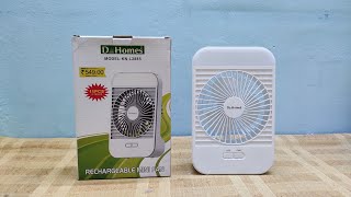 Unboxing And Review Of D Homes Company Fan  ST [upl. by Kalindi791]