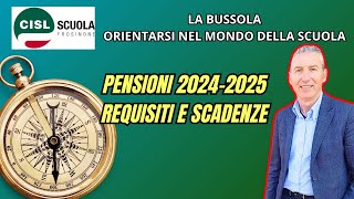 Pensioni 20242025 requisiti e scadenze [upl. by Kinson]