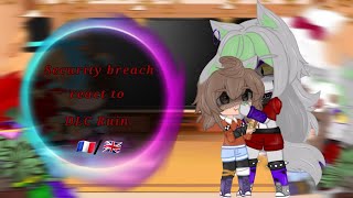 Security breach Cassie react to DLC RuinSBGachaclub🇨🇵🇬🇧 [upl. by Nodnab236]