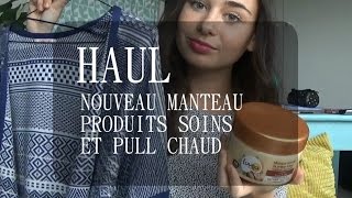 ► HAUL  Nouveau manteau soins cheveux et pull chaud [upl. by Denbrook]