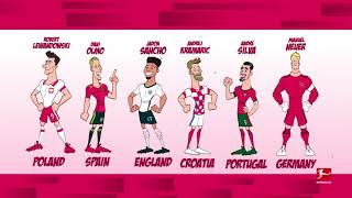 Bundesliga stars to the Euro Cup [upl. by Gretel299]