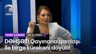 DƏHŞƏT Qayınana qardaşı ilə birgə kürəkəni döyüb [upl. by Lancelot]