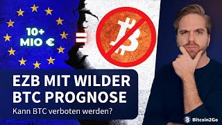 ⁣ACHTUNG EZB Bitcoin Prognose  10 Mio €  VERBOT Altcoin Gefahr amp Apecoin  Krypto News [upl. by Antons]