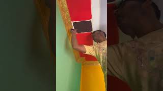 Maskin tep diye design video 🏡🏠🖌️ art reels vairal painting [upl. by Quartas]