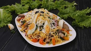 Овчарский салат  Рецепты от Со Вкусом [upl. by Annawoj]