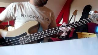 BON JOVI BASS COVER IN THESE ARMS PAR FRED SUCH ROCKALIES [upl. by Llenahc]