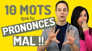 Prononciation Française 10 MOTS DIFFICILES À PRONONCER en français 😖 [upl. by Ecilahs]