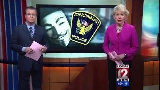 Anonymous hacker group declares war on local police [upl. by Wallie]