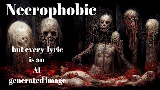 Slayer  Necrophobic but every lyric is an AI generated image [upl. by Nyrat810]