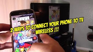 2 Ways How to Connect Android Phones Tablets to TV Wireless [upl. by Llerruj]