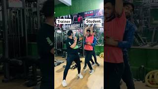 😃gym comedy video  bigness student workout at gym  viral shortsyoutubegym trendingmotivation [upl. by Ykciv]