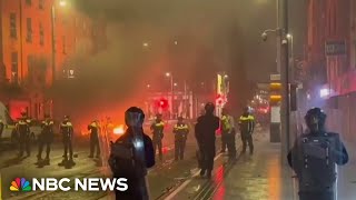 Irish prime minister condemns riots in Dublin after stabbing attack [upl. by Christabella573]