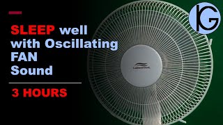 Som de Ventilador para dormir e relaxar 3 horas  Oscillating Fan [upl. by Erasmo]