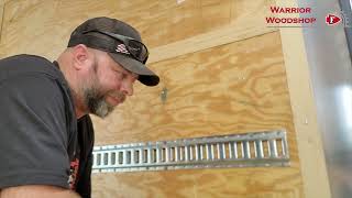 How to install Etrack in an enclosed trailer [upl. by Grati]