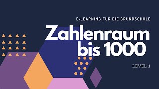 Zahlen bis 1000 Level 1 [upl. by Lilias]