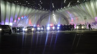 50 COPS PULL THEIR GUNS ON US AT LA CARMEET [upl. by Caldera]