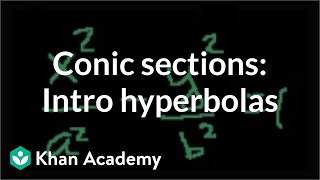 Conic sections Intro to hyperbolas  Conic sections  Algebra II  Khan Academy [upl. by Graham816]