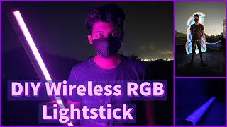 Make your own DIY WIFI RGB Light Painting Stick  ESP8266  Photography [upl. by Peterman]