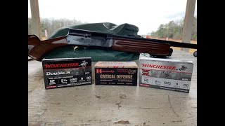 Buckshot Pattern Test Winchester Super X Double X amp Hornady Critical Defense Browning A5 [upl. by Natasha99]