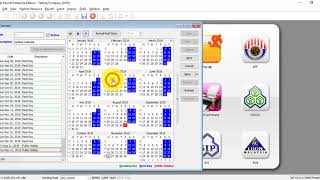 SQL Payroll Software Tutorial 014 Maintain Calendar [upl. by Munshi]