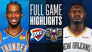 THUNDER at PELICANS  FULL GAME HIGHLIGHTS  March 26 2024 [upl. by Eimarej]