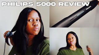 PHILIPS 5000 SERIES HAIR STRAIGHTENER 2024  SOUTH AFRICAN YOUTUBER [upl. by Swehttam553]