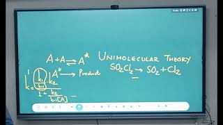 Unimolecular Theory by K K Ghosh Chemical DynamicsII MSc II Semester PaperIII Unit IV [upl. by Dolan]