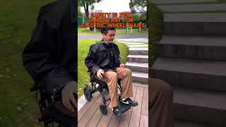 This electric wheelchair can guarantee your safety 2024shorts popular electricwheelchair safety [upl. by Aurilia]