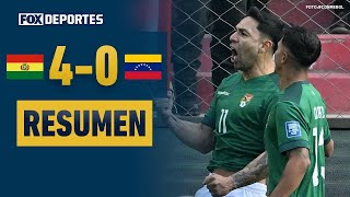 BOLIVIA 40 VENEZUELA  🔥 ¡Goleada boliviana en la altura 🇧🇴  HIGHLIGHTS  Eliminatorias Conmebol [upl. by Aiz]