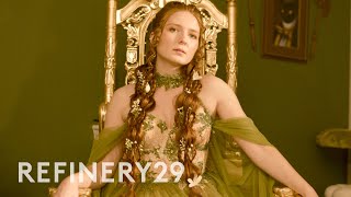 Braiding My 3ft Long Hair in a Renaissance Inspired Style  Hair Me Out  Refinery29 [upl. by Kcireddor]