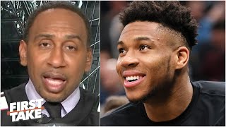 Giannis named 201920 NBA MVP Stephen A reacts  First Take [upl. by Brandon]