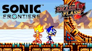 SSF2 Mods Frontiers Sonic v2 [upl. by Eentirb]