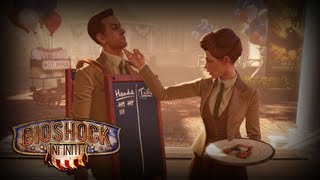 BioShock Infinite Rosalind Robert Lutece All Scenes and Dialogue Heads or Tails [upl. by Gnuy]