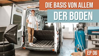 Isolierung und Unterkonstruktion für den Boden unseres DIY Campervans  Vom Kasten zum Camper EP06 [upl. by Memory199]