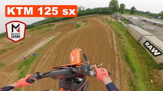 GoPro  Dorno early 2024 track  125 sx  RAW [upl. by Anitak]