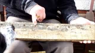 Sowing Peas made Easy Peasy with my home made ZigZag board [upl. by Aniad]