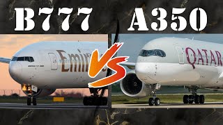 Airbus A350 vs Boeing 777 Aviation Showdown amp Spotting Guide [upl. by Adala]