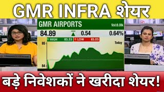 🔴GMR INFRA share letest news  gmr airport share anelysis  gmr infra share next Target [upl. by Lakym]