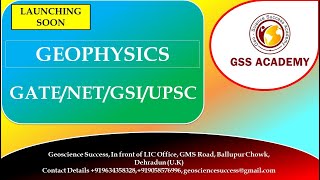 Geophysics Courses GATENETGSIUPSC Launching Soon [upl. by Lledal]