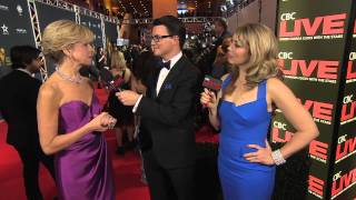 Heather Hiscox on the Canadian Screen Awards Red Carpet  CBC [upl. by Ennaegroeg533]